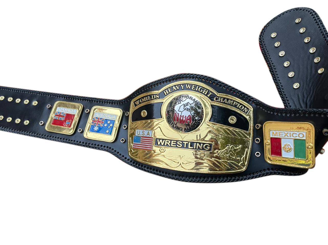 NWA Domed Globe Heavyweight Championship Belt 2021 Version