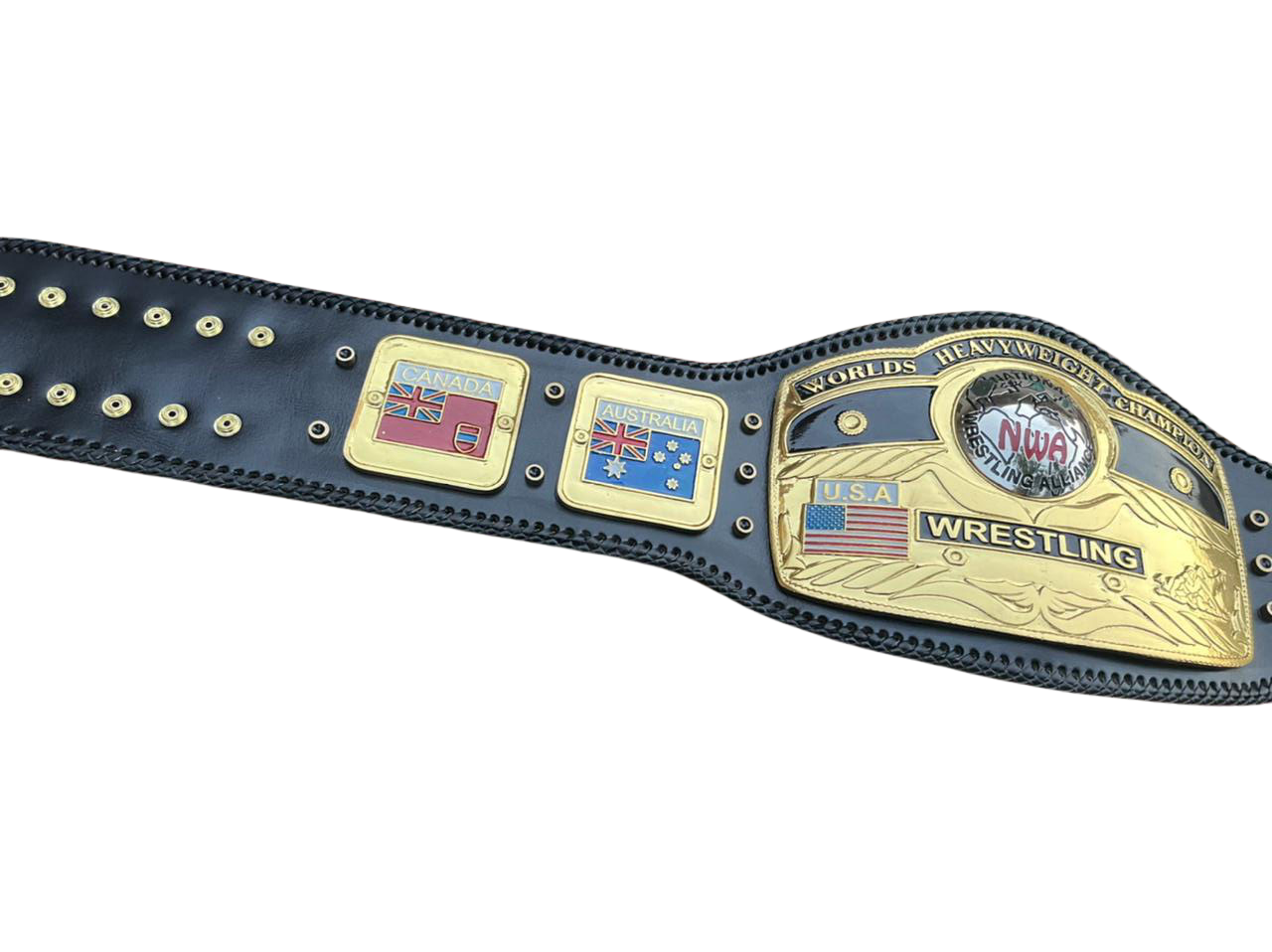 NWA Domed Globe Heavyweight Championship Belt 2021 Version